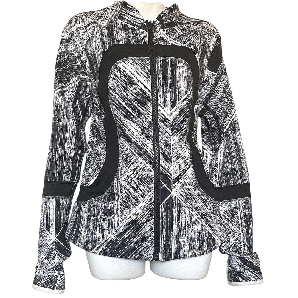 Lululemon Find Your Bliss Reversible Heat Wave Black Zip 4